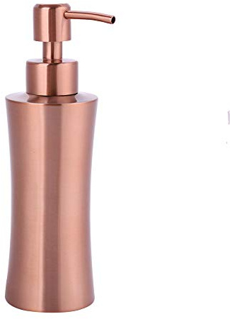 Generic Gold, Washing Up Liquid Dispenser Kitchen 400ml 304 Stainless Steel Liquid Shampoo Lotion Rose Gold Kitchen Accessories Bathroom Accessory Copper (250ml)