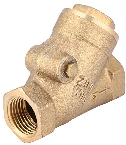 Xiuganpo Clapet Anti-retour NPT Résistant à la Corrosion, 1,6 Mpa, pour Eau, Gaz, Type Y, Clapet Anti-retour en Laiton pour Systèmes D'irrigation