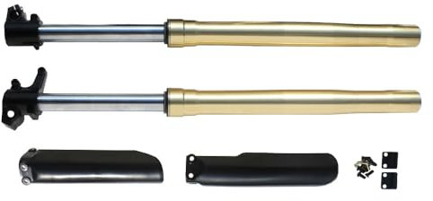 Tubes de fourche inversée réglables STAGGS - 735mm - Dirt Bike