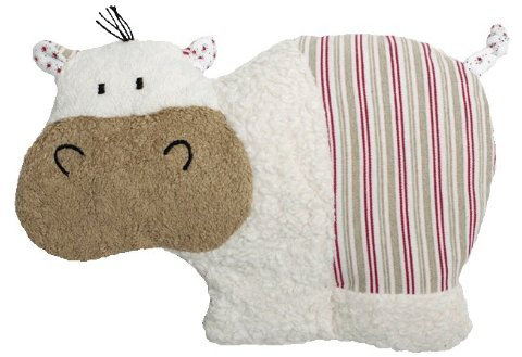 Efie Bio - Spiel & Kuschelkissen Nilpferd, kontrolliert biologischer Anbau (Organic), Made in Germany - GOTS Zertifiziert