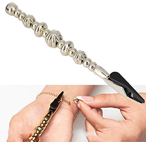 Armband Helfer, Mode Gold Armband Befestigung Helper Clamp Clip Schmuckbefestigung, Schmuck Armband Helfer Befestigen Lösen Armband Helfer Armband Befestiger Werkzeug für Schmuck Dressing