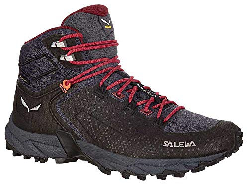 Salewa WS Alpenrose 2 Mid Gore-TEX Chaussures de Randonnée Hautes, Asphalt/Tawny Port, 36 EU