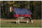 Stalldecke Highneck 1200D TYREX EquiTheme Marineblau/Bordeauxrot 155cm