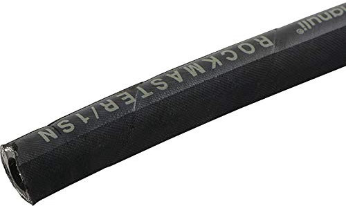 Fittingteile - METERWARE Hochdruckschlauch 1 SN ein Stahlgeflecht EN 853 Luft Wasser Hydraulik Kraftstoff (Schlauch Ø innen: 12,7 mm)