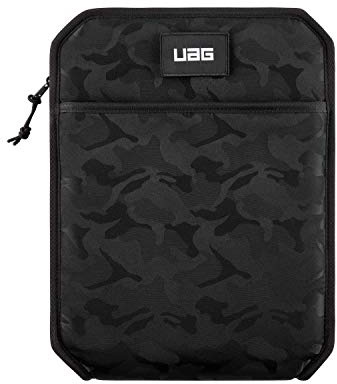 Urban Armor Gear Shock Sleeve Lite - Tasche für Apple iPad Pro 12,9 (2020), Magic Keyboard & Apple Pencil [360 Grad Rundumschutz, Robustes Nylongewebe, Tasche mit Reißverschluss] Midnight camo