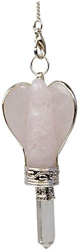 WLM Pendule Ange dans boitier de présentation Quartz Rose