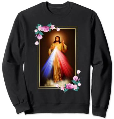 Divina Misericordia Gesù Cristo, Sacro Cuore di Gesù Dono Felpa