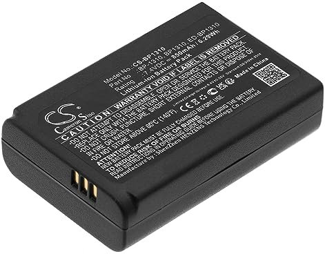 TECHTEK Batterie 850mAh Compatible avec [Samsung] NX10, NX100, NX11, NX20, NX5 remplace BP-1310, BP1310, ED-BP1310 FBA