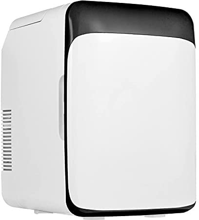 JNYB 10L Mini Fridge Compact Mini Refrigerator Cooler and Warmer Single Door Freezer Travel Coolers for Cars Bedroom/Skin Care/Breast-Milk Storage,Black