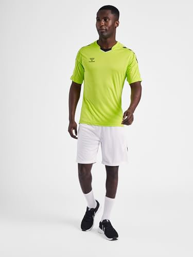 hummel Herren Hmlcore Xk Poly Jersey S/S T-Shirt, Lime Popsicle, L EU