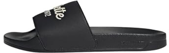 adidas Unisex Adilette Shower Slides, Core Black / Wonder White / Core Black, 47 EU