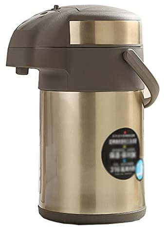 ZOGBX 105/140oz Stainless Steel Thermal Coffee Carafe Airpots, Pump Coffee Airpot, Splashproof Coffee Carafe Airpot, Double Walled Large Insulated Vacuum Flask, 24 Hour Heat Retention