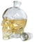 Skull Shaped Glass Decanter, Whiskey Decanter, 750ml with Heavy Glass Stopper, Perfect Wine Gift, Tequila Gift Set and All Other liquors