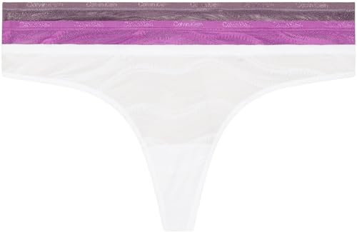 Calvin Klein Damen 3er Pack Strings mit Spitze