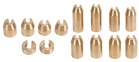 Kit di Ricarica del Bilanciamento dei Pesi delle Ruote a Raggi, Bilanciamento dei Raggi della Ruota Resistente Agli Urti Elegante Ottone Ad Alta Durezza per Super Moto (14 pezzi)