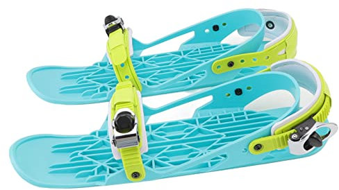 Mini-Kurz-Ski-Skates für Schnee, verstellbare Winter-Snowskates für Kinder und Erwachsene, Schneekufen, Skiboards, zur Befestigung an Ski- oder Snowboardstiefeln