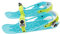 Mini-Kurz-Ski-Skates für Schnee, verstellbare Winter-Snowskates für Kinder und Erwachsene, Schneekufen, Skiboards, zur Befestigung an Ski- oder Snowboardstiefeln