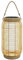 Outsunny Lampadaire d'extérieur solaire lampe de jardin sur pied en résine tressée luminaire LED de jardin en acier marche/arrêt automatique Ø18 x 37 cm sable