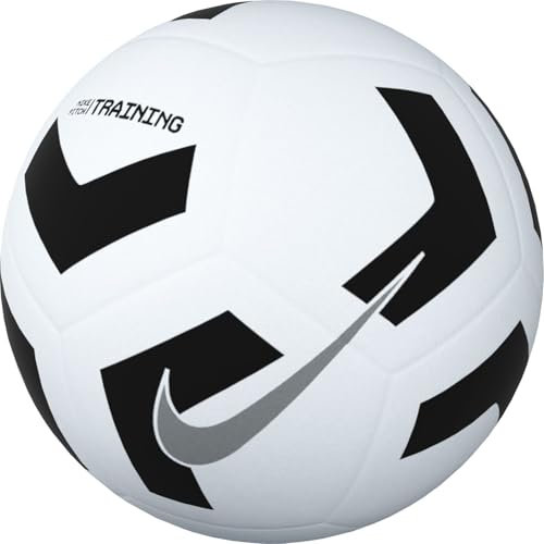 Nike FZ7555-100 Pitch Training Recreational Soccer Ball Unisex White/Black/Silver Größe 5