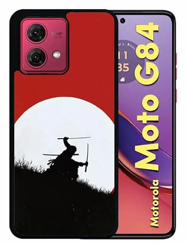 Générique Coque pour Motorola Moto g84 - Manga Zoro One Piece - Silicone - Noir