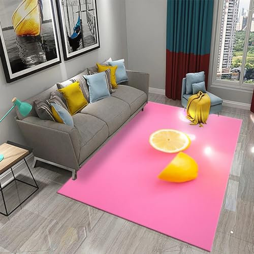Tappetini In Moquette, Stampa 3D Frutta Fresca, Limoni Gialli E Verdi, Varie Dimensioni Tra Cui Scegliere, Cameretta Per Bambini Morbida E Spessa Flanella 80 X 120 Cm / 31,5 X 47,2 Pollici - -5E9P6S0