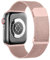 Meliya Correa para Apple Watch 40mm 41mm 38mm 42mm 44mm 45mm 49mm Hombre Mujer,Metal Acero Inoxidable Magnética Pulseras Repuesto para iWatch Series SE SE2 9 8 7 6 5 4 3 2 1 Ultra(Rosa)