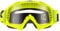KINGBIKE Motocross Brille Mtb Brille Dirt Bike ATV Crossbrille goggle Sicherheit Tactical Riding Motorradbrillen für Herren Damen Jugend Fit ÜBer Brille (grün transparent, Erwachsene)