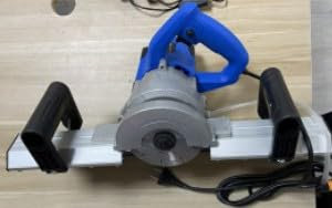 VKE Machine pour Chanfreiner les Carreaux, Électrique Coupe-Carreaux, 1200W Lame de Scie à Ruban Biseautée à 45 Degrés pour Carreaux de Céramique(Avec sac de Rangement et Tablier)