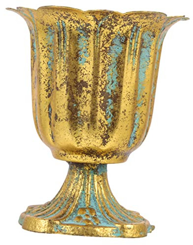 ABOOFAN Display Topf Vase Vintage Blumentopf Gusseisen Ständer Für Hochzeit Party Urlaub