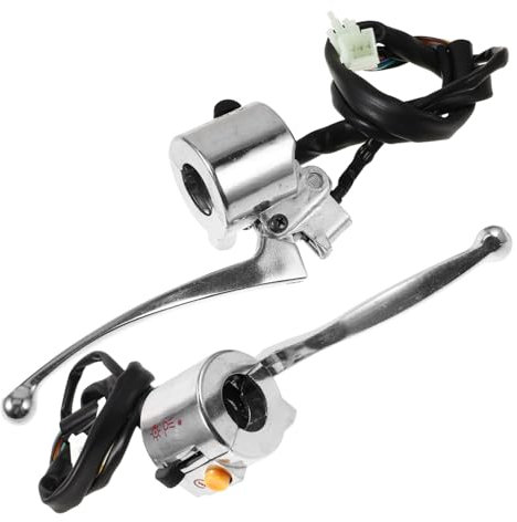 HOLIDYOYO Leva Freno Per Scooter Elettrico Frizione Con Interruttore Manubrio Alluminio Facile Installare Controllo Guida Sicura