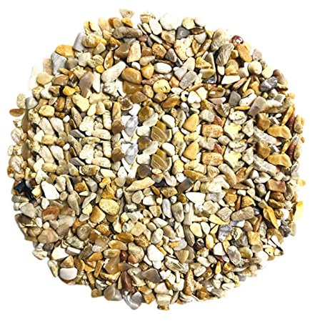 Petites pierres vertes polies pour plantes ornementales d'aquarium - Pierres de gravier pour plantes en pot - Bonsaï - Terrarium - Projet de bricolage - 100 g - Pierres décoratives pour plantes (F