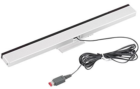 CHILDMORY Wired Infrared IR Ray Motion Sensor Bar for Wii and for Wii U Console