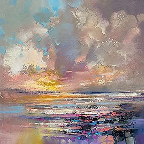 The Art Group Scott Naismith Radiant Energy Canvas Print, Cotton, Multi-Colour, 1.80 x 40.00 x 40.00 cm