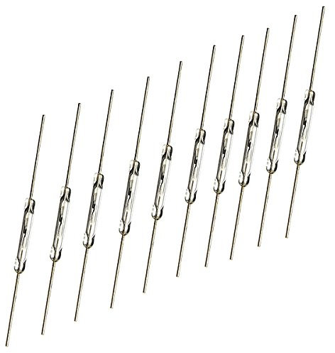 C-FUNN 10Pcs Reed Switch Magswitch Normalmente Aperto Interruttore di Induzione Magnetica