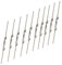 C-FUNN 10Pcs Reed Switch Magswitch Normalmente Aperto Interruttore di Induzione Magnetica