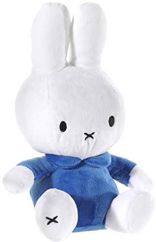 Miffy 577169 Plüschfigur blau M, Mehrfarbig