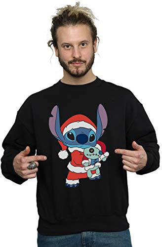 Disney Men's Lilo and Stitch Stitch Christmas Sweatshirt