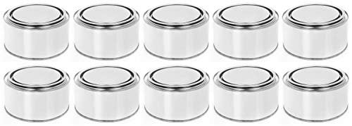 BenBow Tinplate can 8.45 fl oz (250 ml) with press-in lid - airtight, opaque, empty, round - storage/candle container - 10 pieces