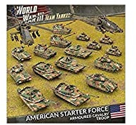 Flames of War Team Yankee American Starter Force (TUSAB04) - Brettspiel - TABLETOP_GAME - 84+ - Klassisch - 18 Fahrzeuge - Montage erforderlich - spezifisches Weltkriegs-Thema - umfangreiche Regeln