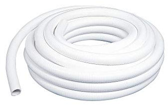Couronne Rouleau 25m 32mm Tuyau Piscine PVC Blanc Pression Souple Semi-Rigide