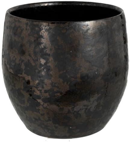 Paris Prix Cache-Pot Vintage Céramique Smokey 23cm Noir
