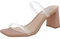 Steve Madden Damen Lilah Sandale mit Absatz, Transparent, 39 EU
