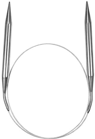 KINBOM 10mm Rundstricknadeln, Austauschbar Rundstricknadeln Edelstahl Strick- und Häkelzubehör für Webliebhaber (80cm)