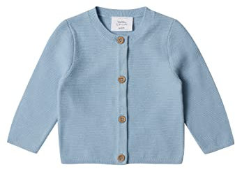 Stellou & friends Cardigan per bambini, Azzurro, 62/68 cm