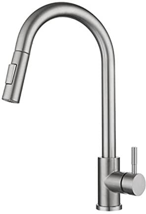 SXSGSM Robinet d'évier de Cuisine pour Bar Farmhouse Commercial, robinets de Cuisine tactiles intelligents, Robinet de Cuisine Tactile à capteur extractible, mitigeur à Deux Modes de Sortie d'eau