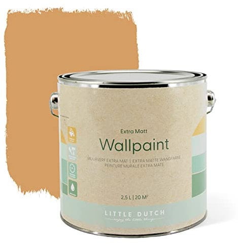 Little Dutch 8720 Wandfarbe Extra Durable - 2,5L - pure ocker