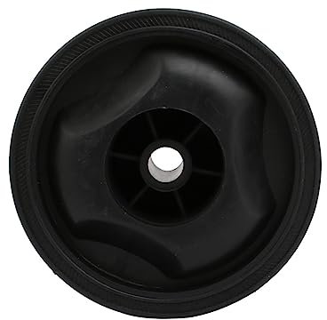 QUARKZMAN 115 x 42mm Aria Compressore Ruota x Plastica per Aria Compressore e Utilità Carrello, [Nero]