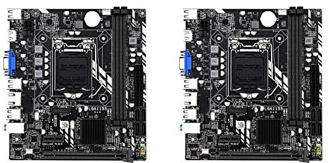 LIZZOT 2X Scheda Madre LGA 1155 per Schede Madri Core I7/I5/I3/Pentium/Celeron LGA1155 DDR3 M-ATX H61