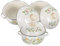 Ciieeo Cookware for Kitchen Enamel Pans for Cooking Mini Soup Pot Set Double Handles Flat Bottom for Milk Noodles