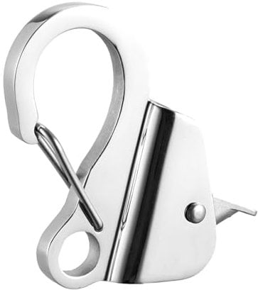 VEVOR Gancio per Ancora per Barche, Ancora Scorrevole in Acciaio Inox 304 Clip per Gancio per Ancora per Barche per Corda per Ancora da 3/8 - 5/8, Facile da Usare, Contiene 3700 LBS